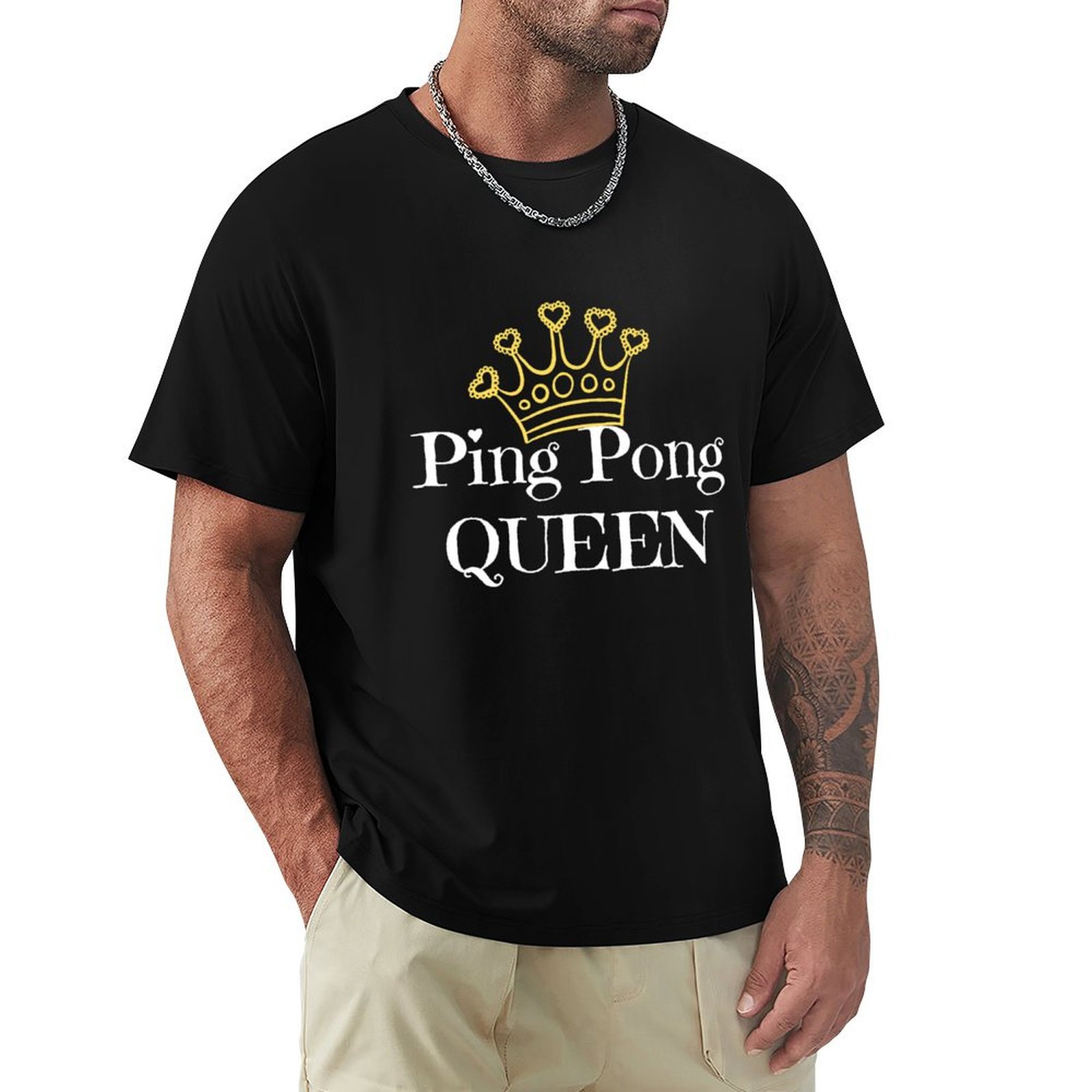 Table Tennis Queen - Футболка для любителей настольного тенниса Ping