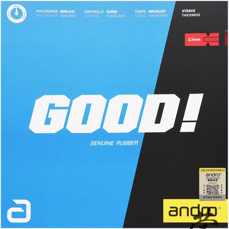 Table Tennis Rubber - Резина для настольного тенниса Andro GOOD,