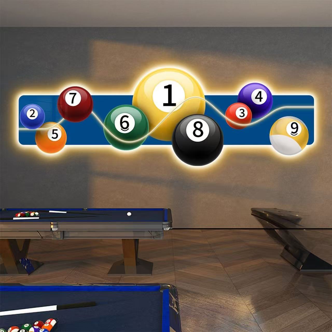 Светодиодная светящаяся картин – обзор и цена Table Tennis No 1